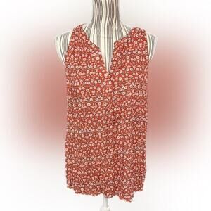 AVA CHRISTINE WOMENS FLORAL TANK SIZE XL WORN ONCE
